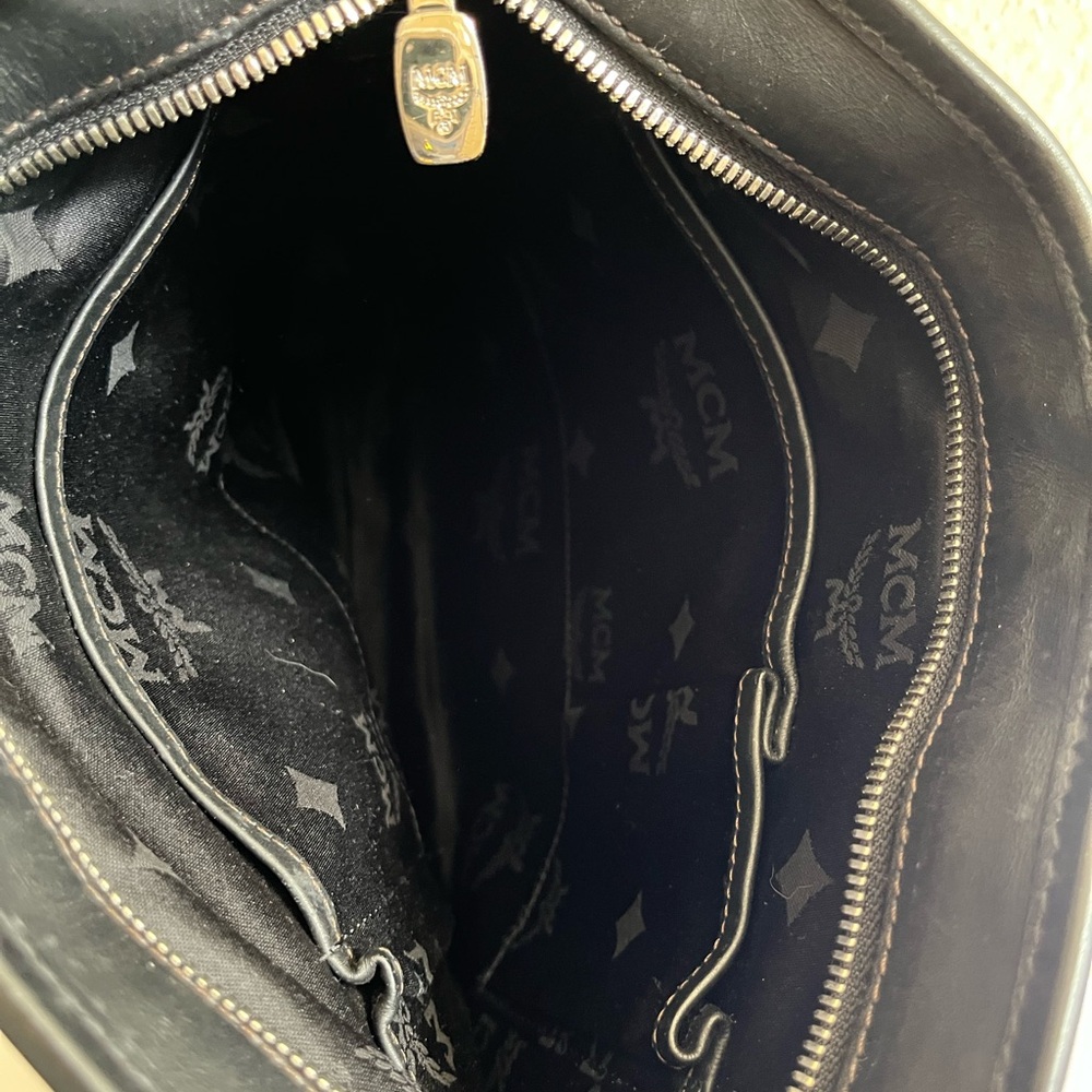 MCM Black and Gray Messenger Bag - Picture 7 of 9